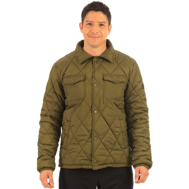 Chaqueta Insulada Urban Oxwear Vortex Hombre Verde Musgo