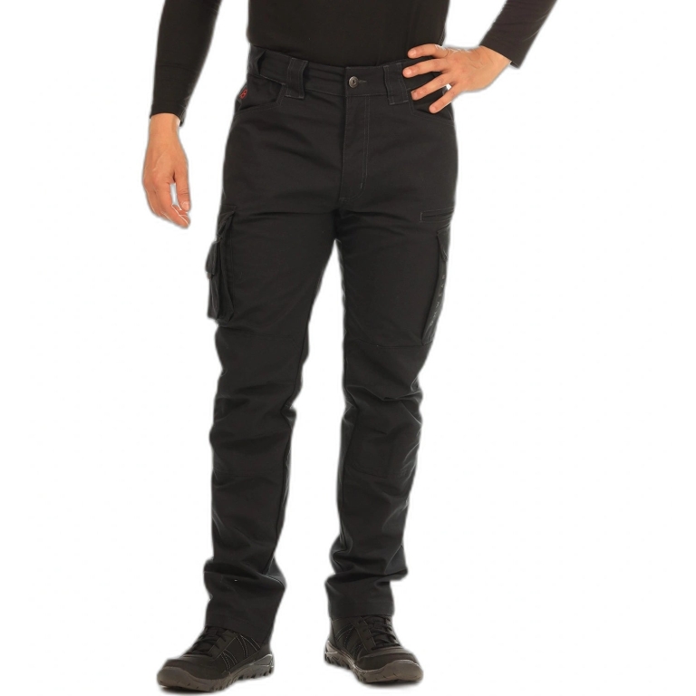 Pantalón Cargo Merian Hombre Negro Nueva Versión
