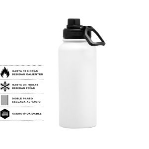 Botella térmica Liter 1000 ml Blanco