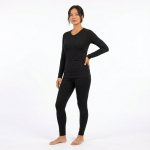 Conjunto Primera Capa Liviana Oxwear Karan Mujer Negro