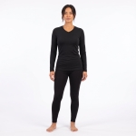 Conjunto Primera Capa Liviana Oxwear Karan Mujer Negro