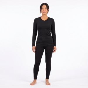 Conjunto Primera Capa Liviana Oxwear Karan Mujer Negro