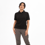 Polera UV Cooling Oxwear Kumera Mujer Manga Corta Negro