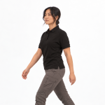 Polera UV Cooling Oxwear Kumera Mujer Manga Corta Negro