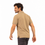 Polera UV Cooling Oxwear Kumera Hombre Manga Corta Beige Oscuro