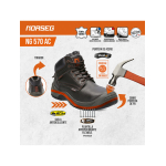 Calzado de Seguridad Norseg NG 570 AC