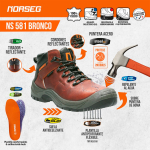 Botín de Seguridad Norseg NS 581 Bronco