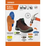 Calzado de Seguridad Norseg NS 582 CT Antistatic Café