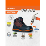 Calzado de Seguridad Ns 600 Force Antiácido Norseg