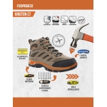 Calzado de Seguridad Norseg Kingston CT Beige/negro