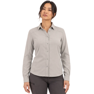 Camisa Antiácida Oxwear New Carajás Mujer Manga Larga Gris