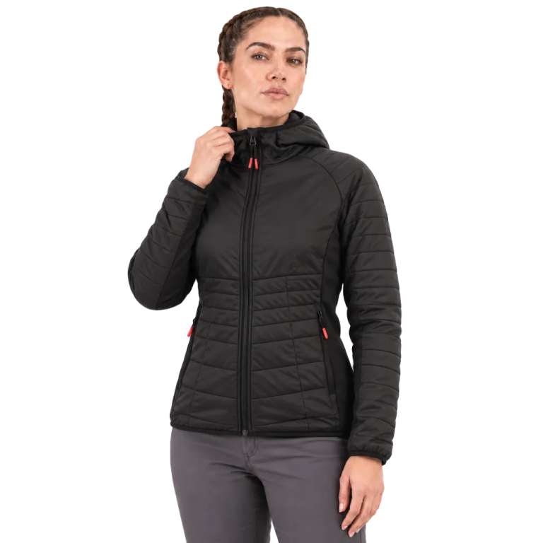 Chaqueta Insulada +Flex Oxwear Onyx Mujer Negro