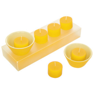 Set de velas Zensu Amarillo