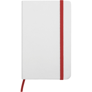 Libreta pequeña White Rojo