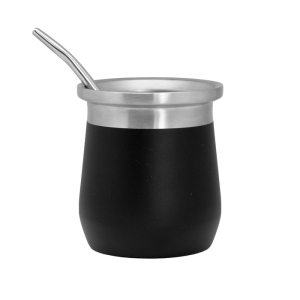 Set de mate Folk Negro