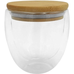 Taza doble vidrio Colombia 250ml Transparente