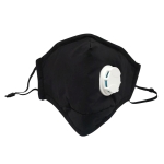 Pack 2 Mascarilla Black Anti Smog Con Válvula