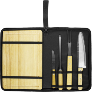 Set de asado / bbq master Negro