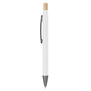 Bolígrafo Mik tinta negra Blanco