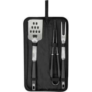 Set de asado / bbq masterbeef Negro + Gris