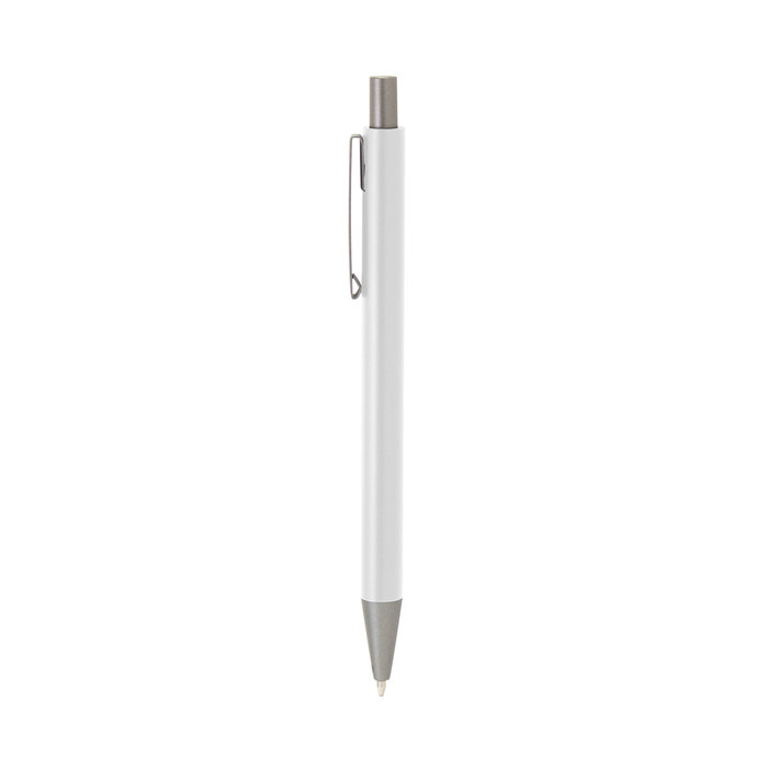 alt_promocional_publicitario-Boligrafo_metalico_BP334_blanco_2.jpg Boligrafo "CLISÉ" Tinta Azul Blanco