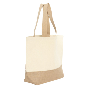 Bolsa de algodón y yute Yona 23 L Natural