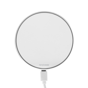 Cargador inalámbrico disco Blanco