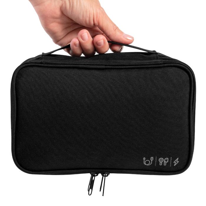 Organizador de cables Memphis Negro