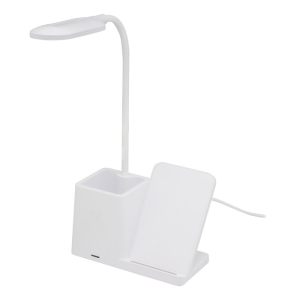 Organizador de escritorio con lámpara minioffice Blanco
