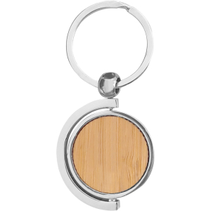 Llavero de bambú spin Madera