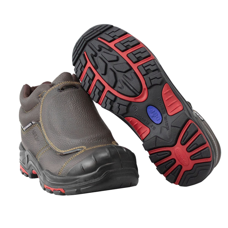 Botín de Seguridad Defender Metatarsal Titan DF580 Café