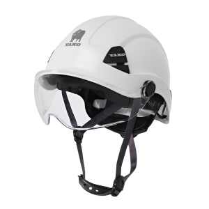 Casco de Seguridad Yako Steelpro Blanco Con Visera ISP