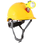 Casco de Seguridad Steelpro ABS MTA Full con Portalámpara Amarillo