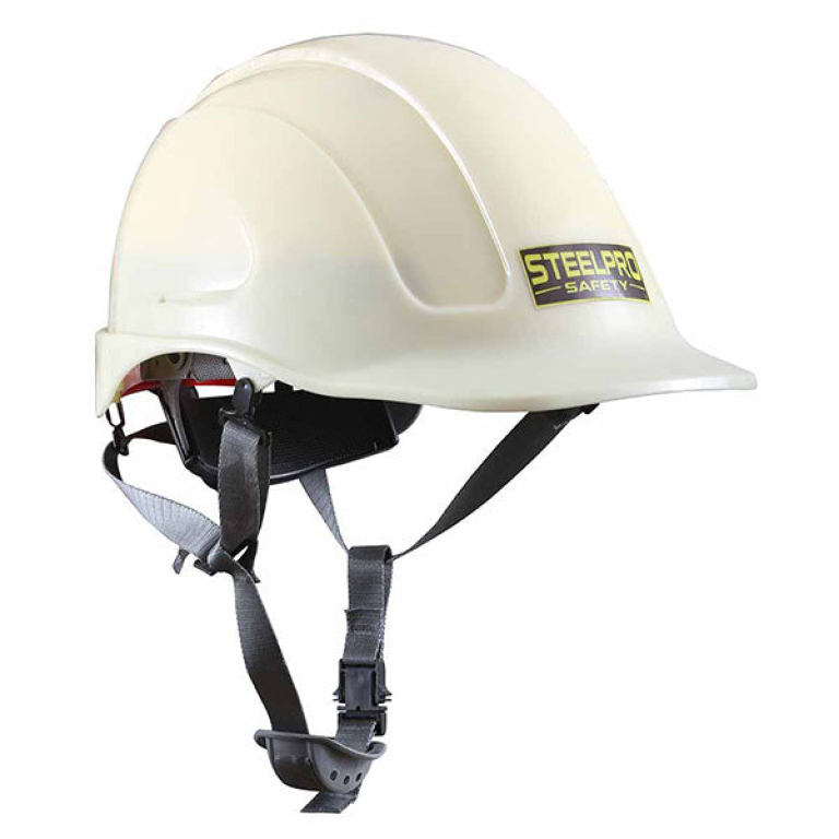 Casco de Seguridad Steelpro Montaña Fotoluminiscente Blanco