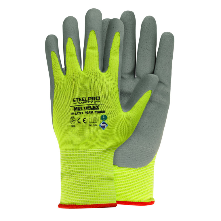 Guante Multiflex Hv Látex Foam Touch Steelpro