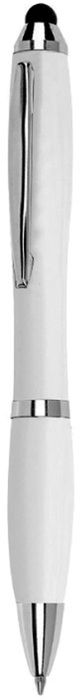 promocional_publicitario_boligrafo_blanco_BP217.jpg Bolígrafo touch twist tinta azul Blanco